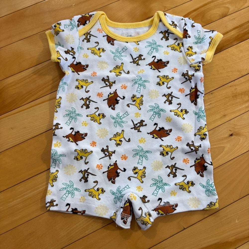 Disney The Lion King Romper Simone Pumba Baby 0-3 months
